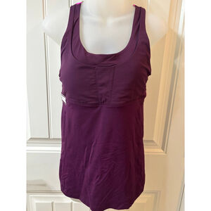 Lululemon Stuff Your Bra
tank Purple Pink Tank Top size 6